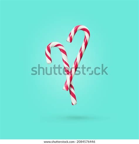 Two Candy Canes Flying Air On Stock Photo 2084576446 Shutterstock