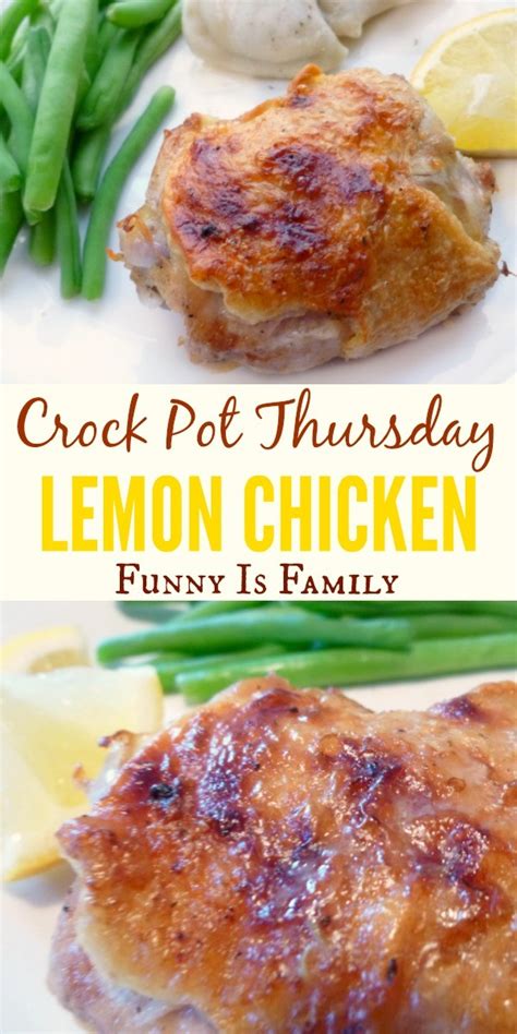 Crock Pot Lemon Chicken