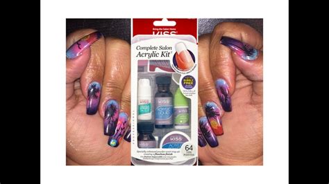 Kiss complete salon acrylic kit. Kiss Acrylic Nail Kit Tutorial (complete salon kit) with ...