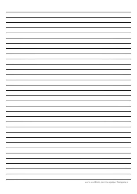 Webtools Printable Black Lined Paper Template With 8 Mm Line Height