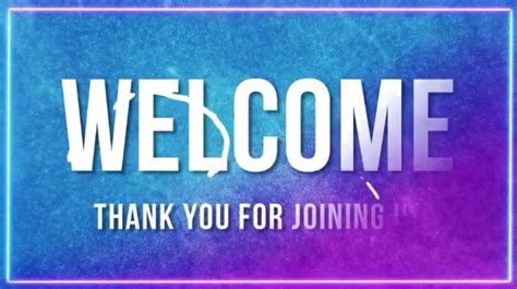Welcome Thank You For Joining Us Template Postermywall