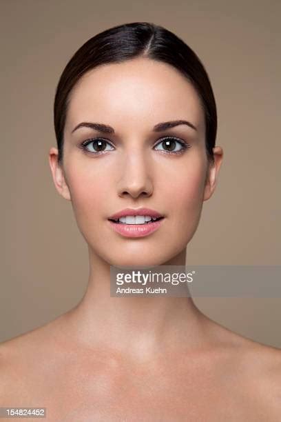 Woman Face Hair Pulled Back Bildbanksfoton Och Bilder Getty Images