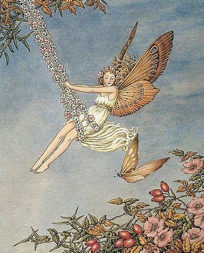 The Garland Swing By Ida Rentoul Outhwaite Vintage Fairies