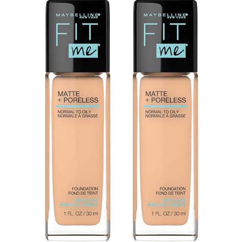 Amazon Com Maybelline New York Fit Me Matte Poreless Liquid Foundation Makeup Nude Beige