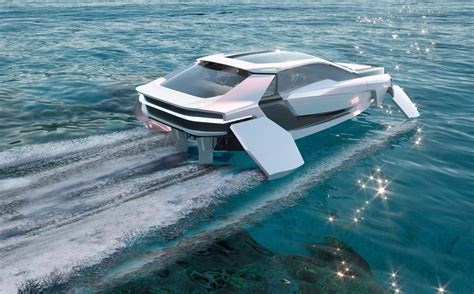 Futur E Hydrofoil Electric Boat Flies On Water Like A Supercar Oozes