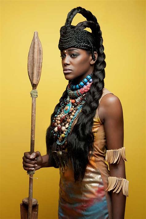 inspired by warrior women of different cultures hair coiffure felicitas ordas and felicitas