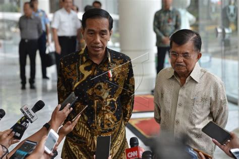 Jokowi Temui Jusuf Kalla Antara Foto