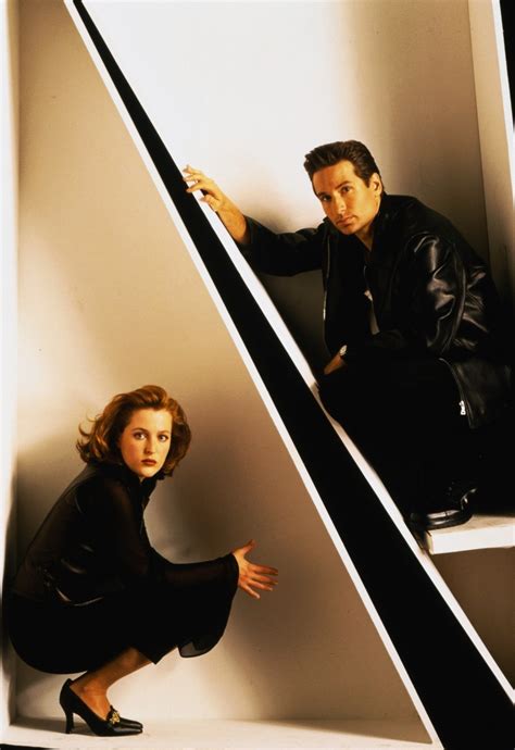Danascullyscosmicjoke Gillian Anderson And David Duchovny I Photoshoots For ‘the X Files’ [1993