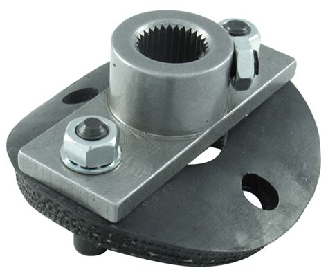 Borgeson 990016 Steering Coupler; 1/2 Rag Joint; Fits 11/16 in. -36 Spline; Incl. Steering Box ...