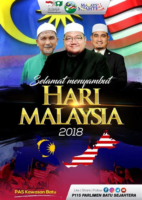 Selamat Hari Malaysia 2018 : Daulatkan Agama Sayangi ...