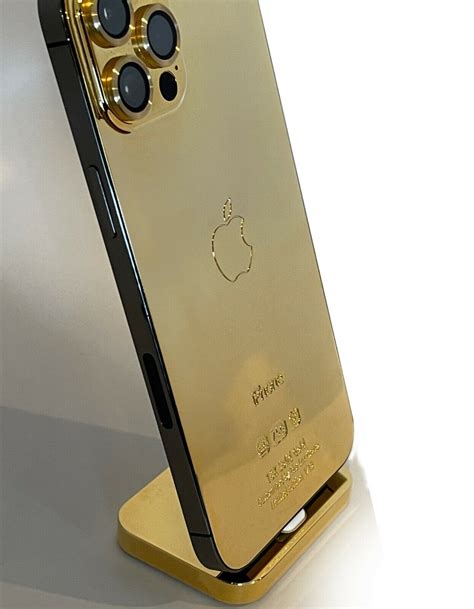 Custom Apple Iphone 12 Pro Max 512gb 24k Gold Plated Black The Lux Group