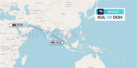 Mh160 Flight Status Malaysia Airlines Kuala Lumpur To Doha Mas160