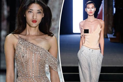 Paris Fashion Week Models Suffer Wardrobe Malfunctions On The