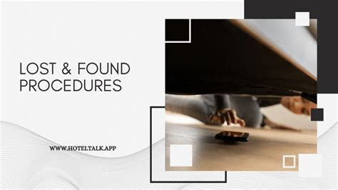 Lost And Found Procedures Hoteltalk For Hoteliers Guests Hotel