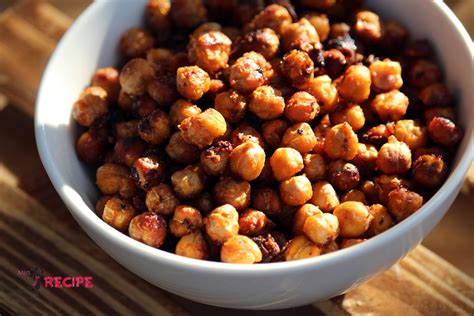 Pois chiches grillés paprika et érable Miss-Recipe com