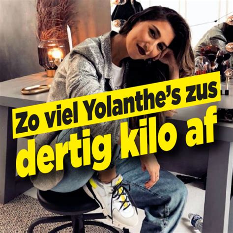 Zoektochten leverden niks op, de politie vond al die jaren daarna 'nog geen. Zo viel de zus van Yolanthe dertig kilo af - Ditjes & Datjes