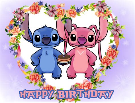 Happy Birthday From Stitch And Angel By Majkashinoda626 On Deviantart
