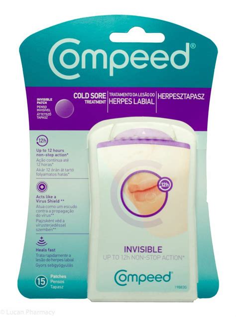 Compeed Cold Sore Patch 15 Pack Christines Pharmacy