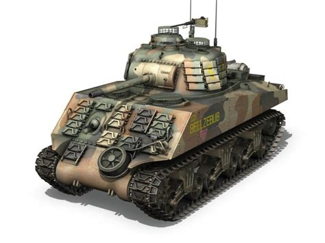 M A Sherman Beelzebub D Model In Tank Dexport