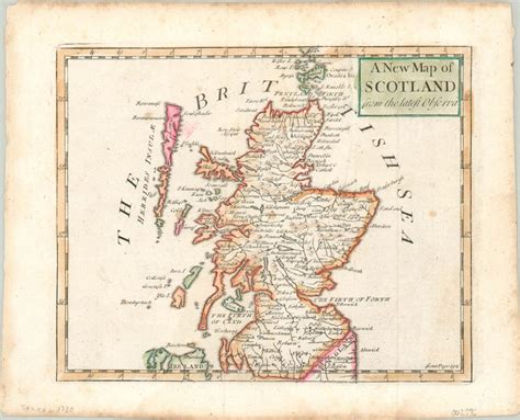 A New Map Of Scotland Curtis Wright Maps