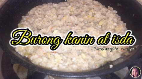 PAANO MAGLUTO NG BURONG KANIN ISDA Tagalog Tutorial Grace Channel