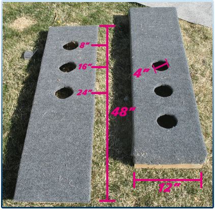 Washers (metal disks) are generally about before starting the game, place all the washer boards 10 feet apart, with the front edges exactly 10 feet apart. 3 hole washer board dimensions - Google Search | Washer boards