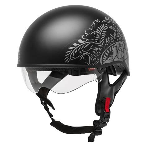 Gmax® Hh 65 Rose Naked Half Shell Helmet