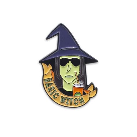 Get In The Halloween Spirit With The Basic Witch Enamel Lapel Pin Halloween 2018 Spirit