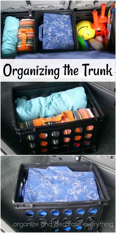 35 Genius Diy Car Organizing Ideas Trunk Organization Diy Storage