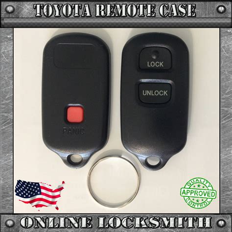 Remote Shell Keyless Entry Fob Case For Toyota Tacoma 2000 01 05 06 By