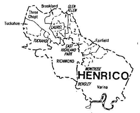 Henrico County Zip Code Map