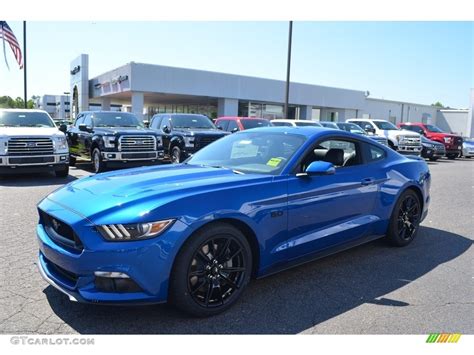 2017 Lightning Blue Ford Mustang Gt Premium Coupe 121245926 Photo 3
