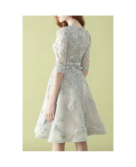 Free & fast shipping on orders $50+, afterpay and easy returns. Gorgeous Silver Lace Half Sleeve A-line Tulle Wedding ...