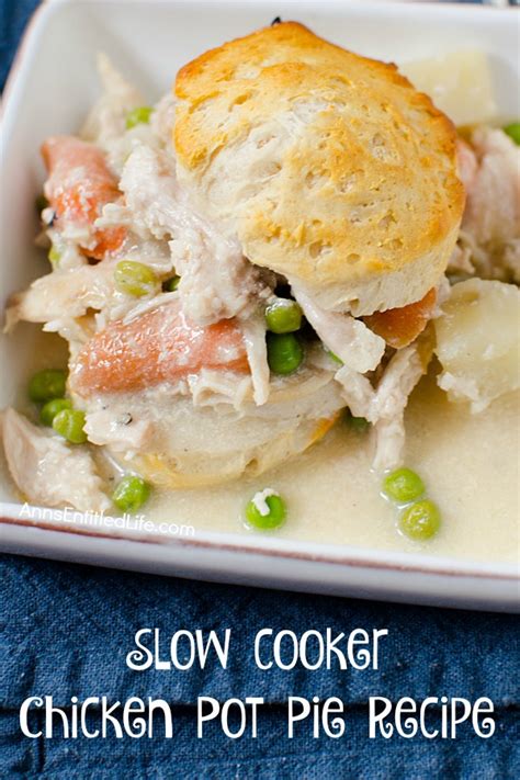 Slow-cooker chicken pot pie