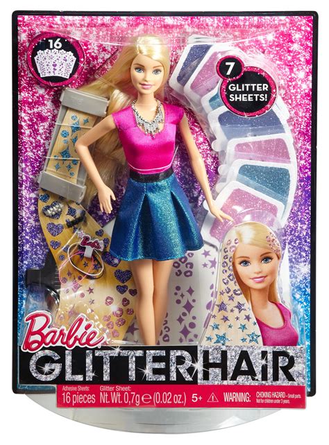 Barbie Glitter Hair Design Doll Toys And Games