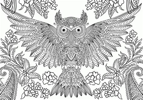 Free Owl Adult Coloring Pages To Print - Coloring Home