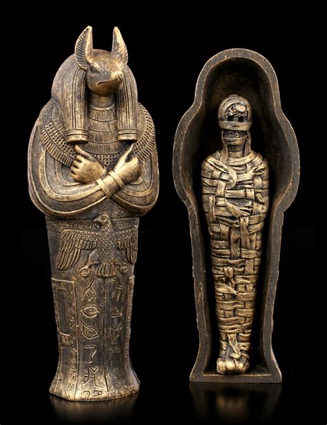 anubis sarkophag mit mumie Ägypten götter deko statue ebay