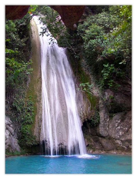 Waterfall At Messinia Greece Picture Waterfall At Messinia Greece Image