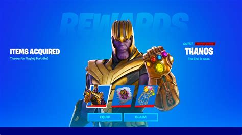 How To Get Thanos Skin In Fortnite Free Youtube