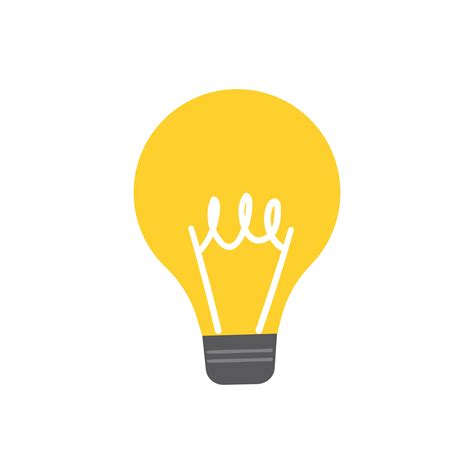 Light Bulb Icon Graphic Illustration Download Free Vectors Clipart