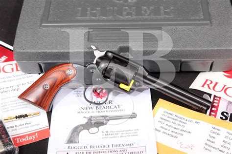 Sturm Ruger And Co Model New Bearcat 0912 Blue 42 Fixed Sight Single Action Rimfire Revolver