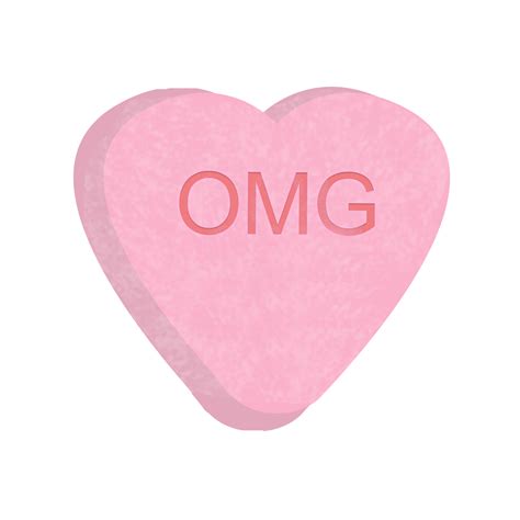 Candy Hearts Png Png Image Collection