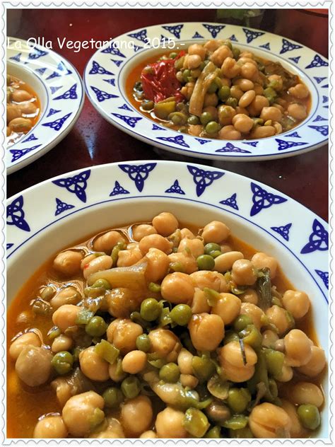Cómo preparar unas habas tiernas con jamón y berberechos. La Olla Vegetariana: Potaje de habas tiernas, guisantes y ...