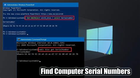 How To Find Computer Serial Numbers On Windows 10 Youtube