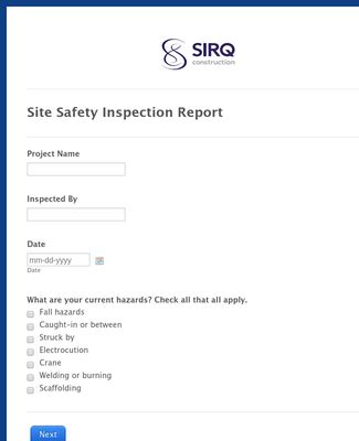 An inspection report is an objective and not a subjective report. Site Safety Inspection Report Form Template | JotForm