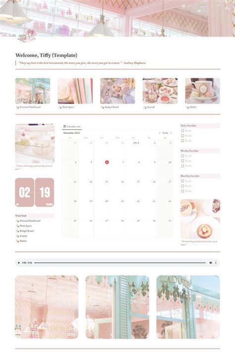 Aesthetic Pink Notion Template Notion All In One Planner Etsy Canada In Notions