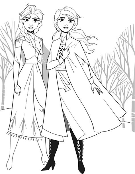 Frozen 2 Anna And Elsa Without Text La Reine Des Neiges 2 Kids