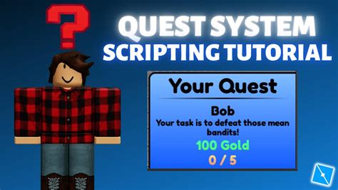 Easy How To Make A Quest System Roblox Studio Scripting Tutorial