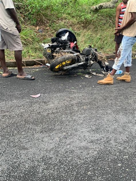 Two Hospitalized After Motorbike Accident In Choisuel St Lucia News Now