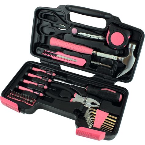 Zncmrr 9 pcs garden tool set kids gardening tool kit for digging, planting and pruning, gardening hand tools with storage bag, ideal garden gifts for men, women and any gardener. Womens Tool Set - 39 Pc Household Hand Tools Kit with ...